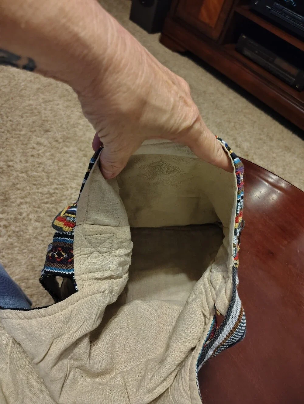 Core Hemp Crossbody Messenger Bag